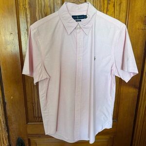 Pink Ralph Lauren Button Down Large
